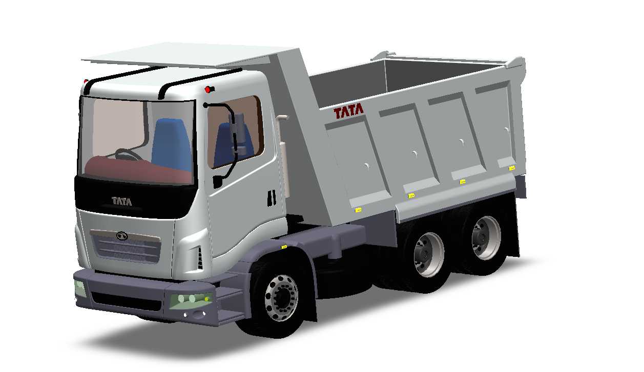 6X4自卸卡车3D图纸