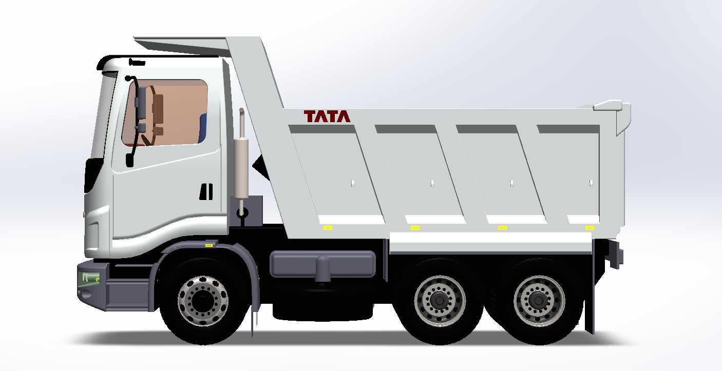 6X4自卸卡车3D图纸