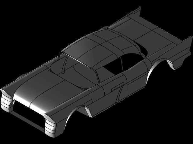 1950年代NASCAR模型库存车身