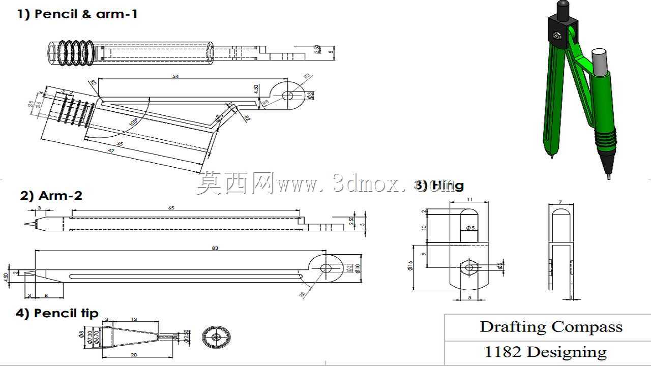 ��Solidworks�л���ָ������άģ��