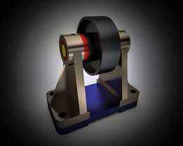 solidworks制造的滑轮发动机。