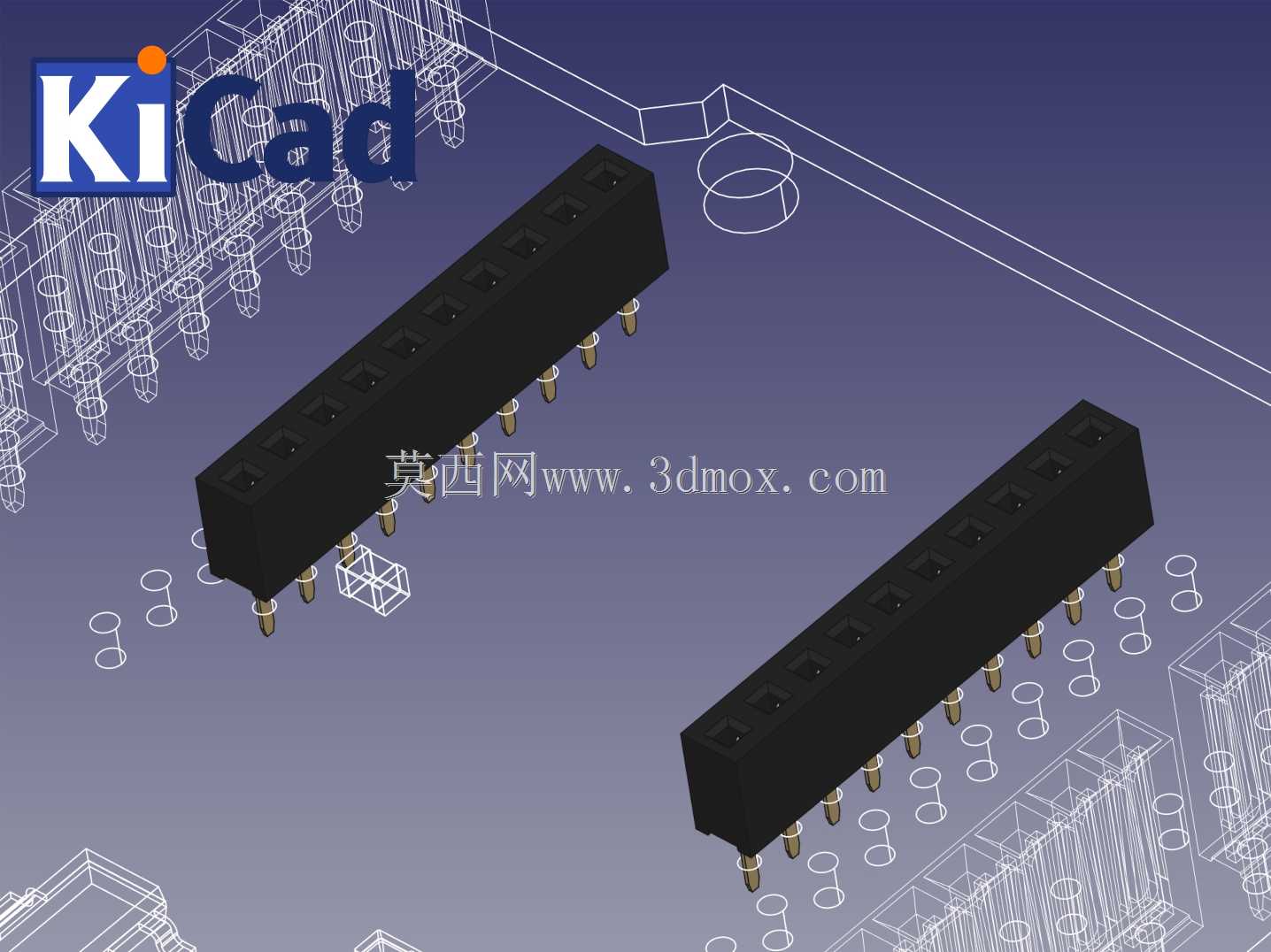 KiCAD������PINͷP2.0 H4.3