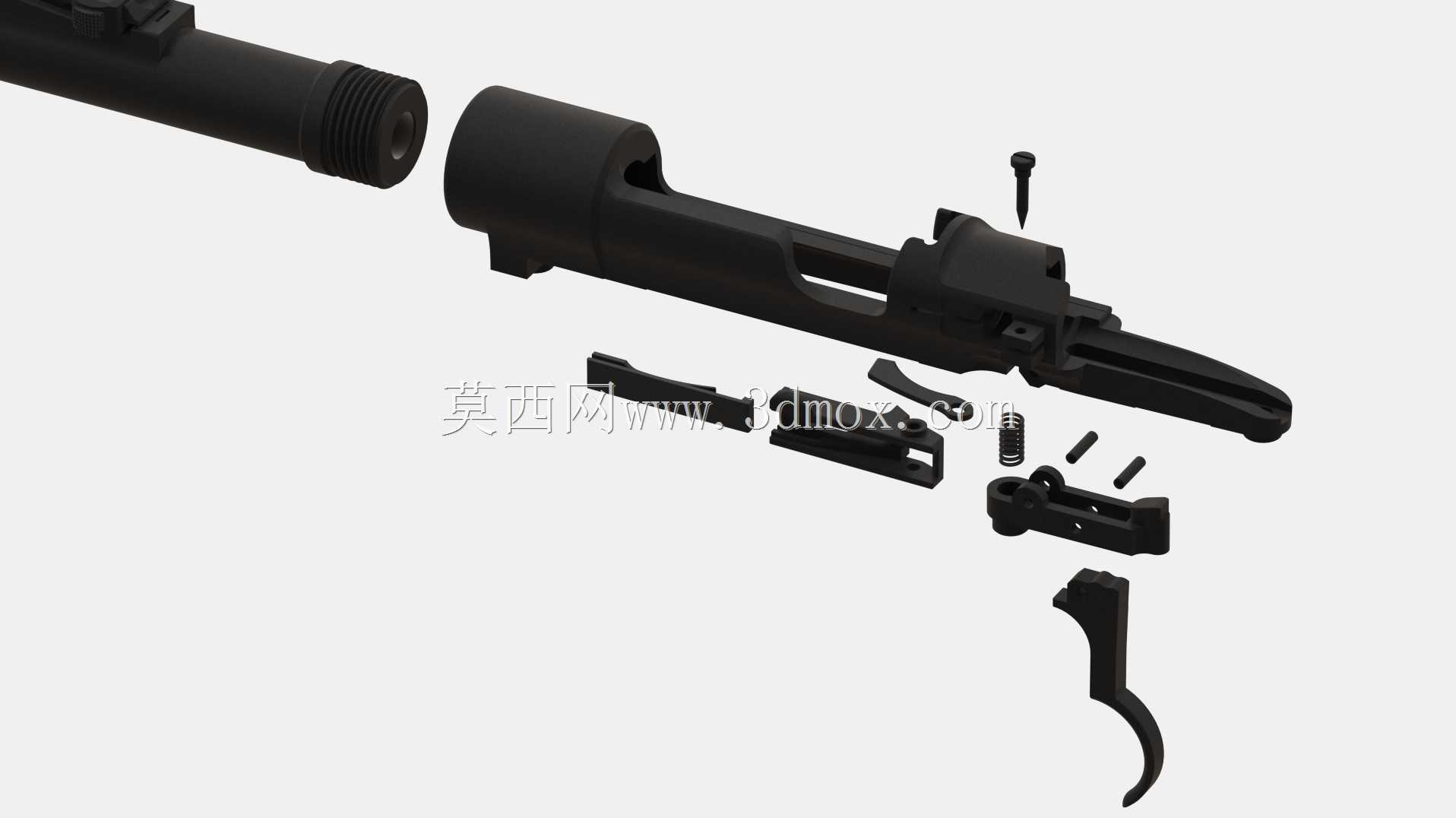 Kar98k枪管组件