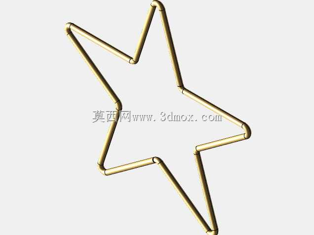 带玻璃花瓶的星形支架