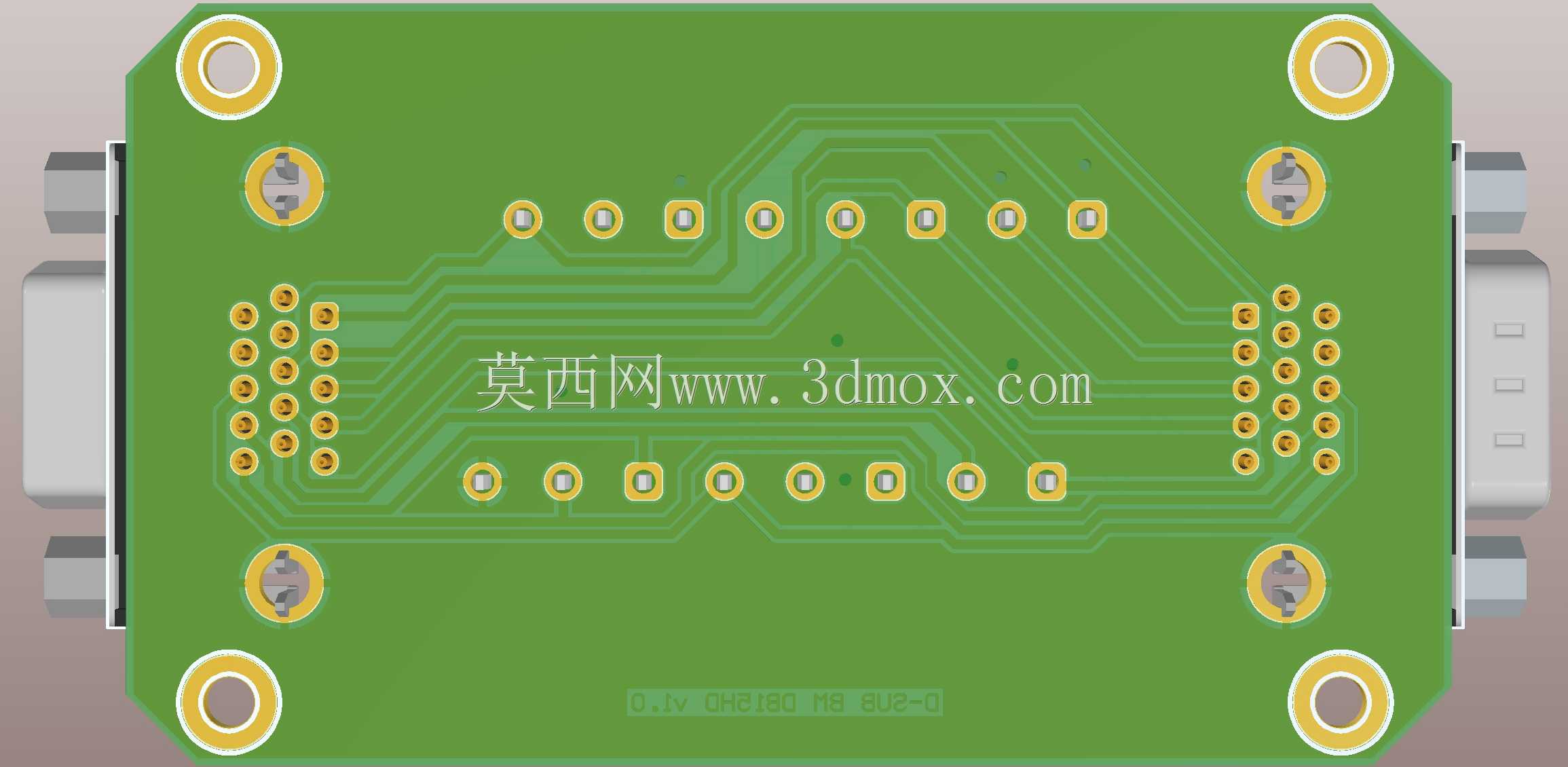 D-SUB���ܶ�15���ŷֽ�ģ��