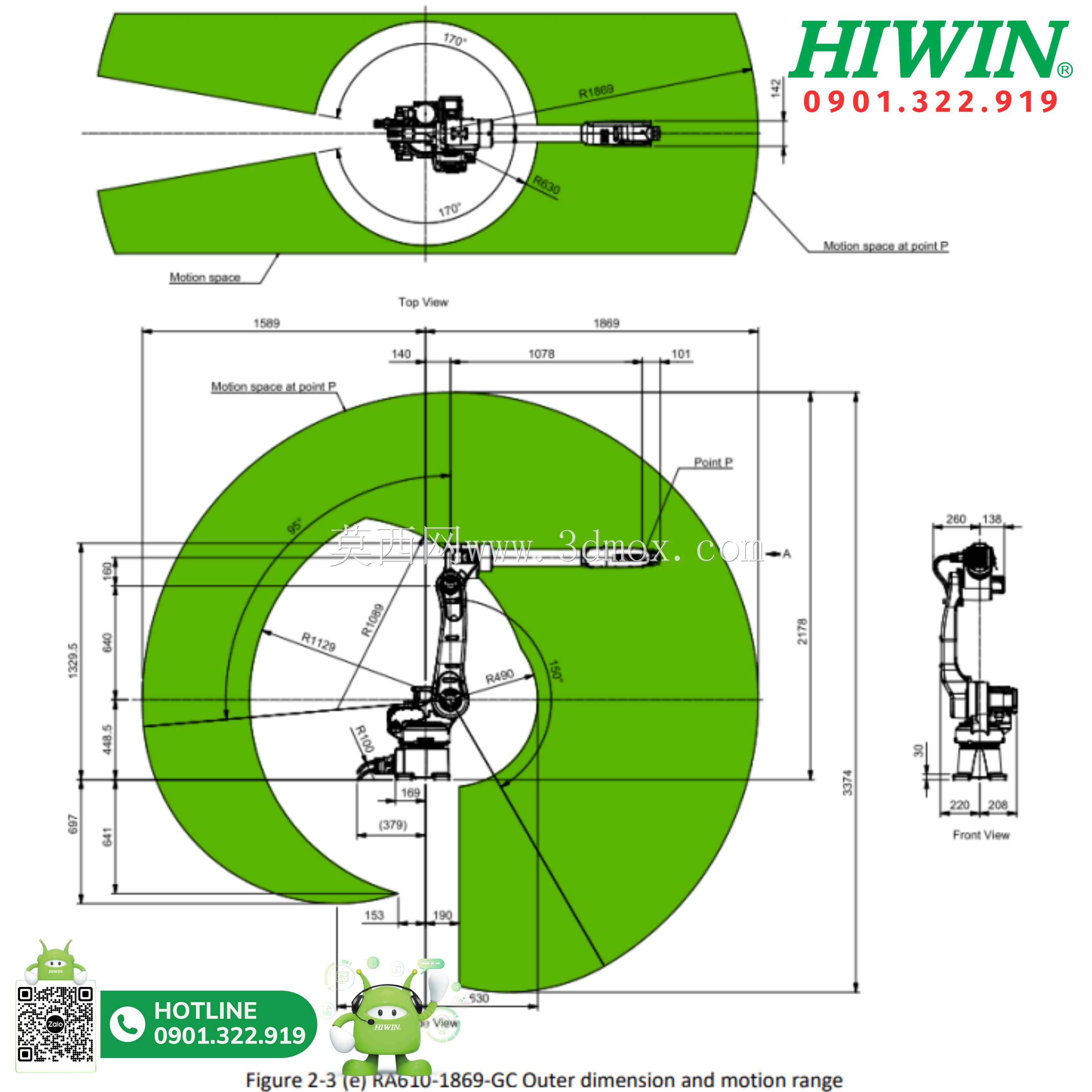 RA610-1869-GC铰接机器人文件下载CAD