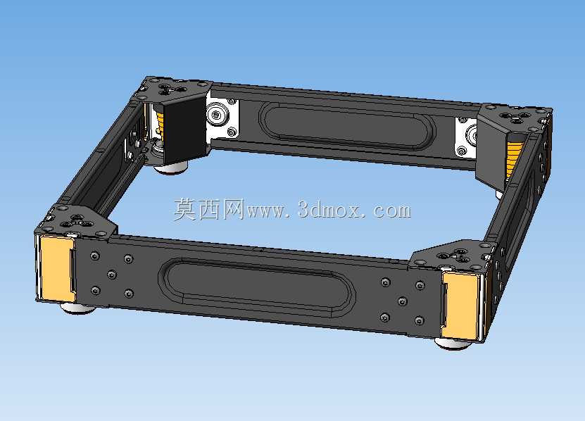 振动支架上由板材制成的600x600mm坚固底座