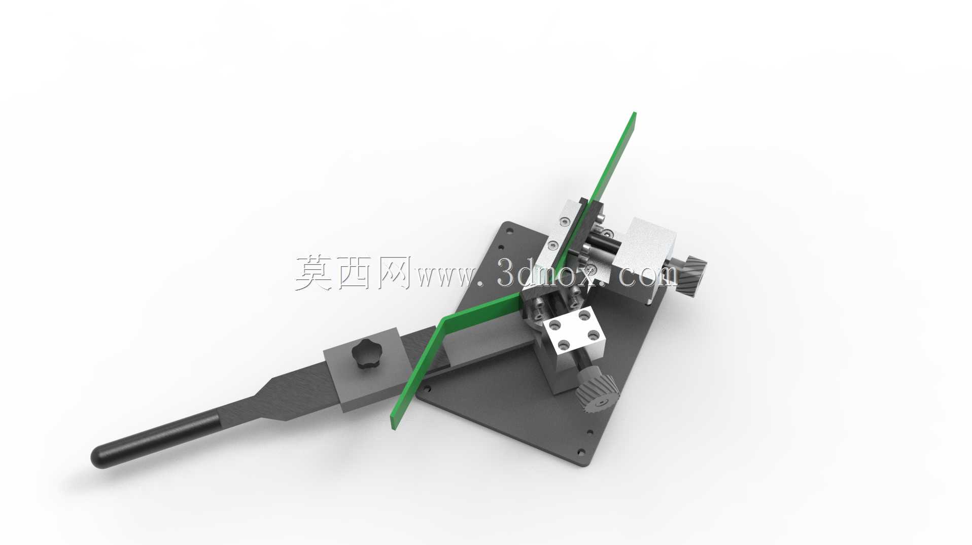 DIY钣金折弯机-平面DXF PDF