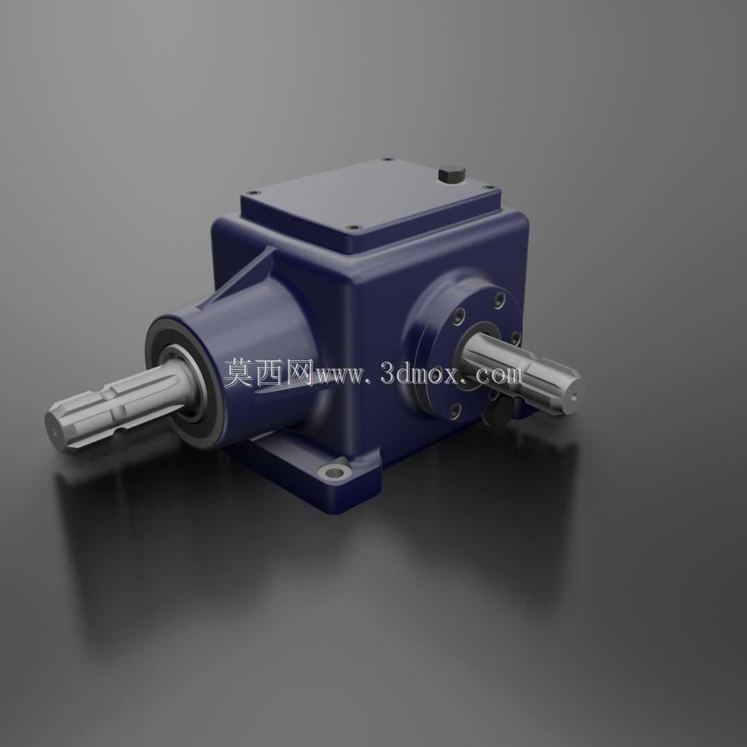 Blender中的螺旋锥齿轮箱动画