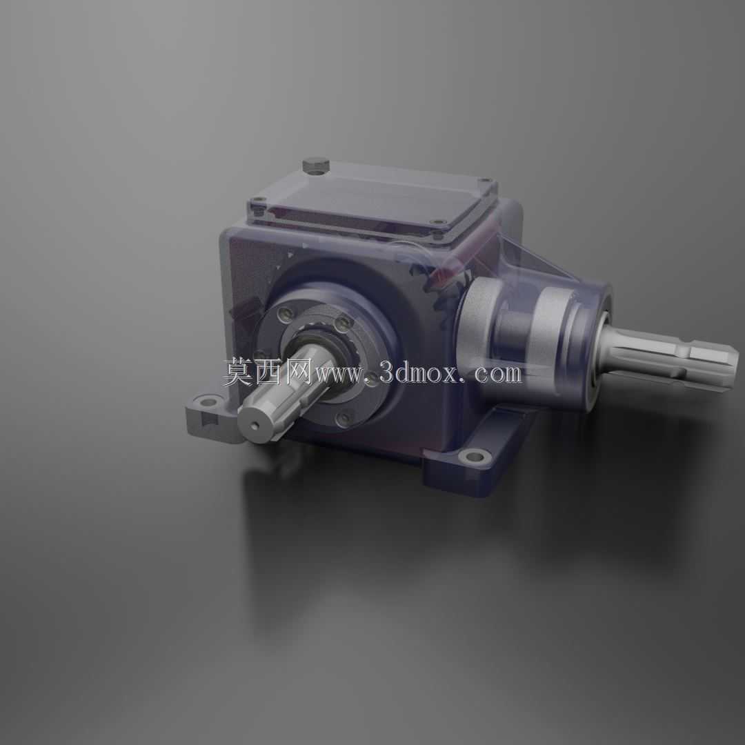Blender中的螺旋锥齿轮箱动画