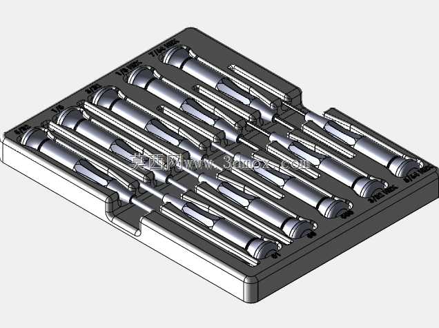 41544 Craftsman精密螺丝刀套装组件3DP