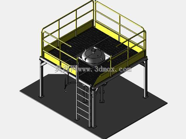 Tanque Metálico com Plataforma |带平台的金属储罐