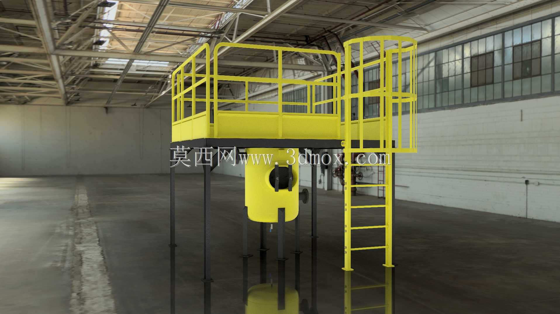 Tanque Metálico com Plataforma |带平台的金属储罐