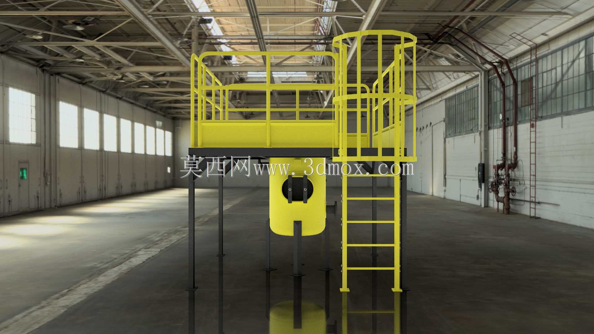 Tanque Metálico com Plataforma |带平台的金属储罐
