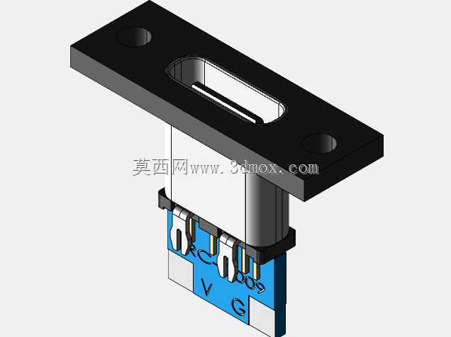 USB C型母壁挂