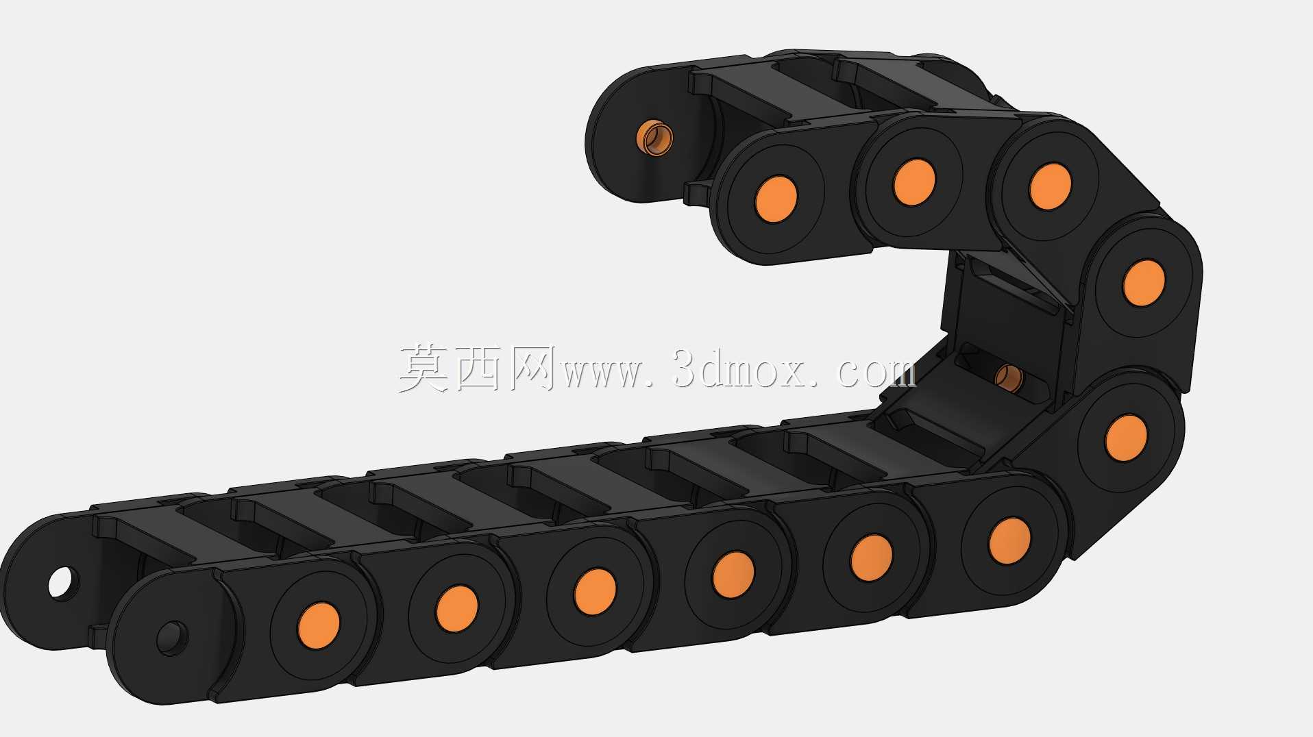 带运动的74mm电缆托架组件