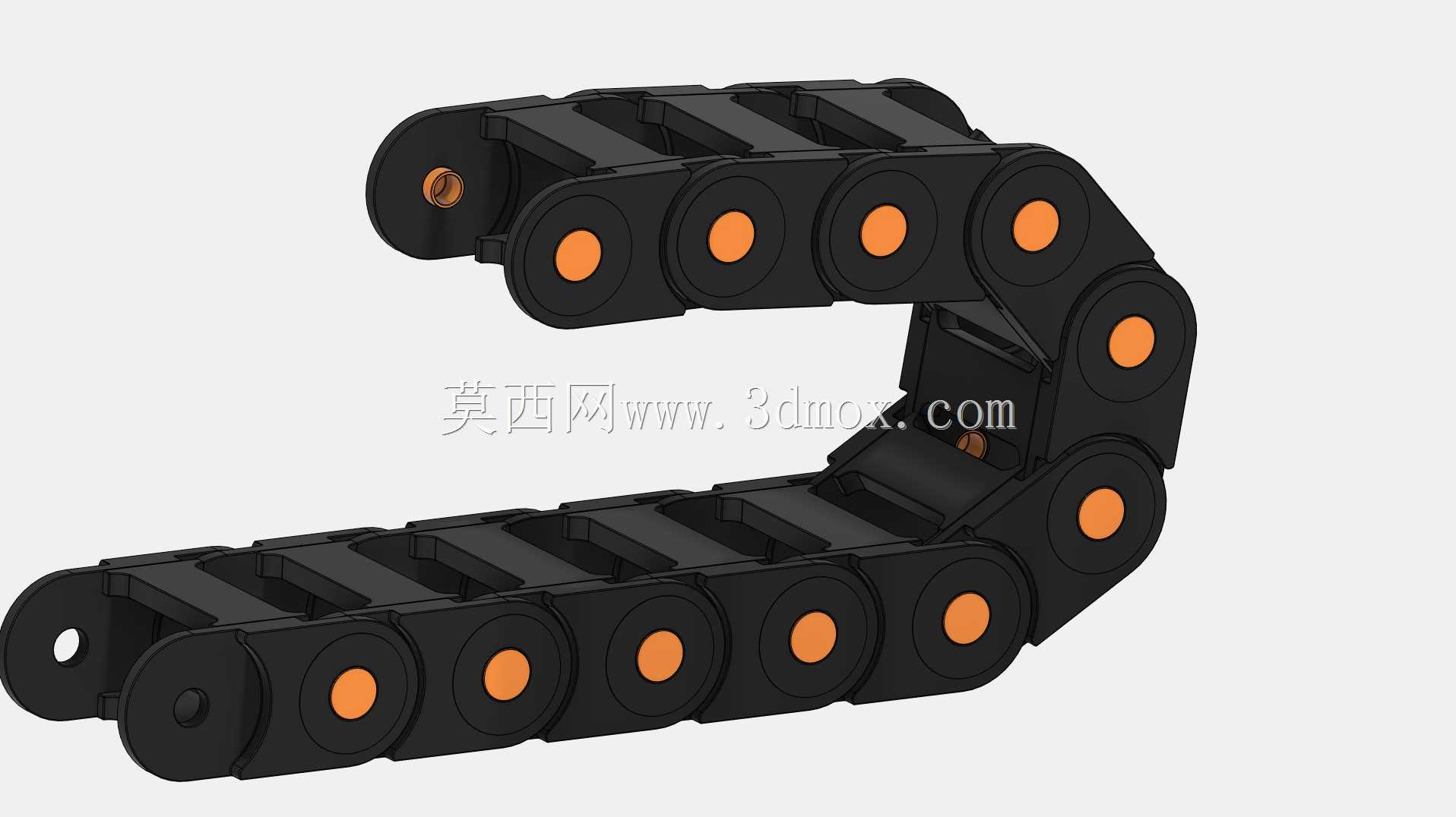 带运动的74mm电缆托架组件