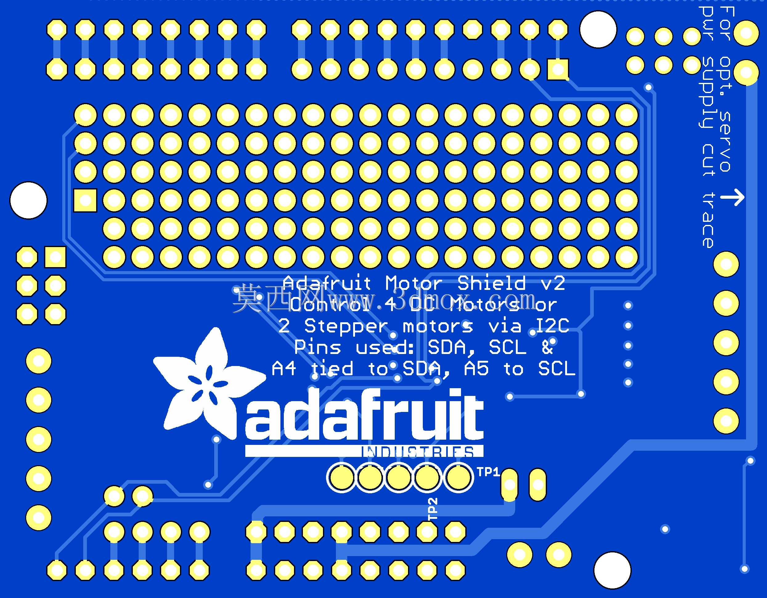 Adafruit发动机护罩V2