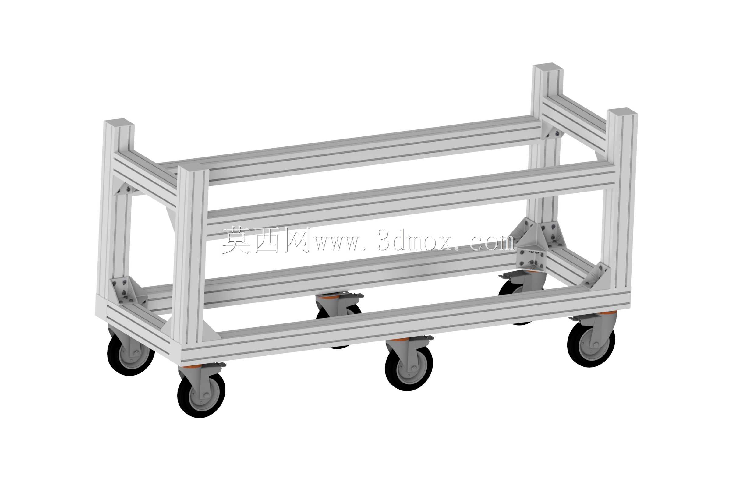 Carrello solido per il traspoto di material lungo e pesante