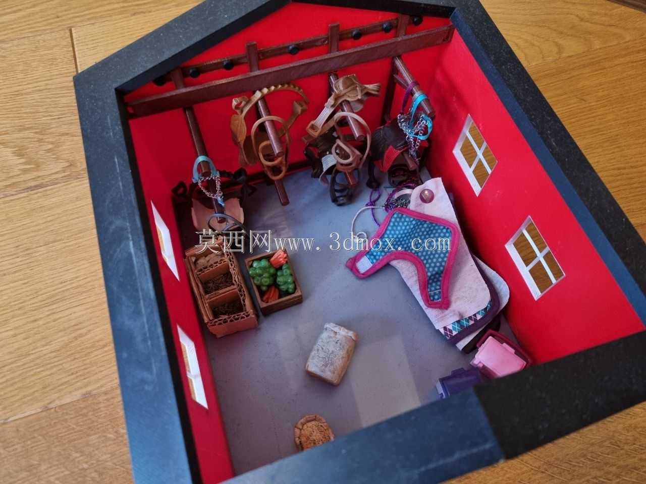 Schleich游戏的鞍室