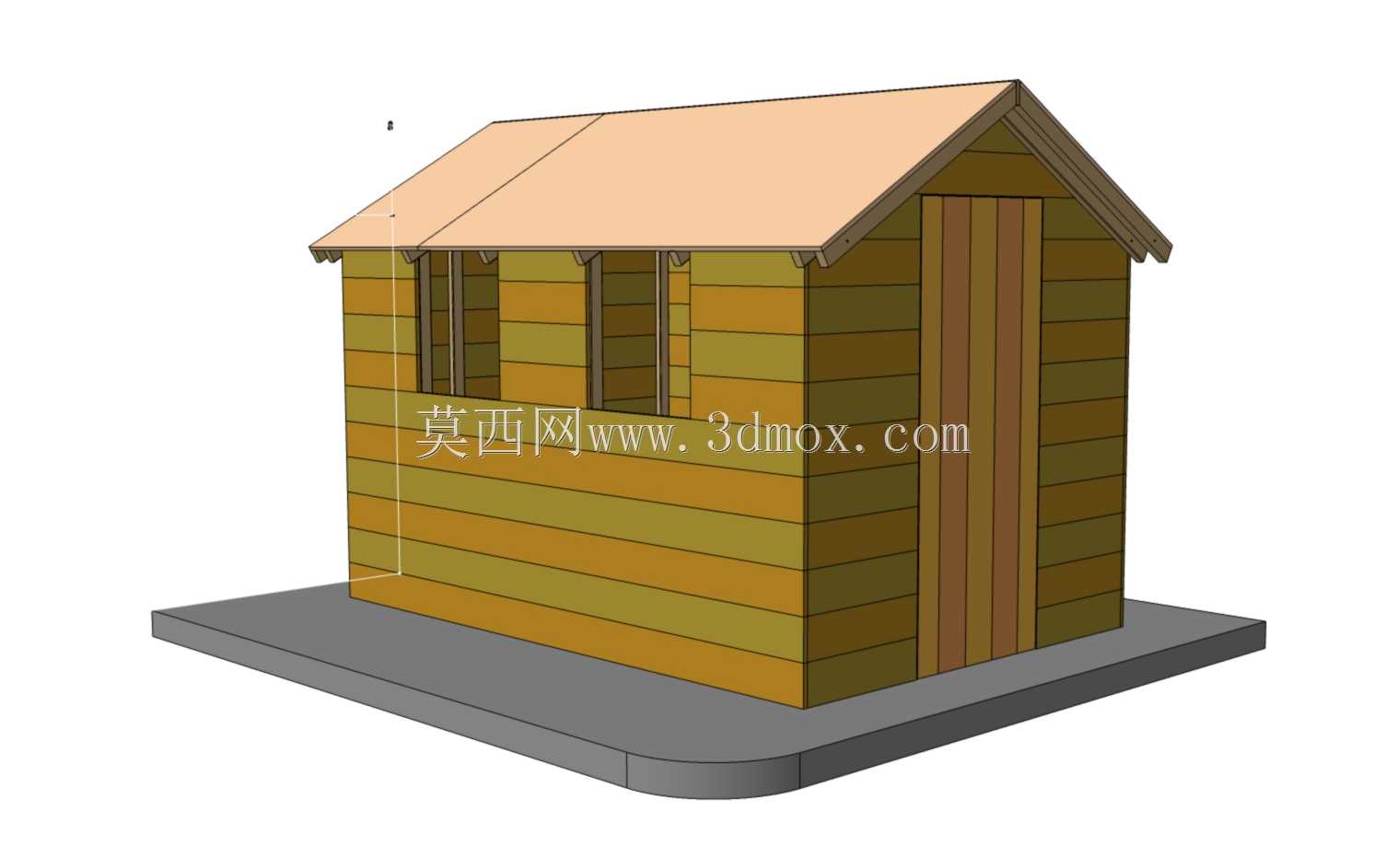 DIY 2.9米x 2米花园棚屋