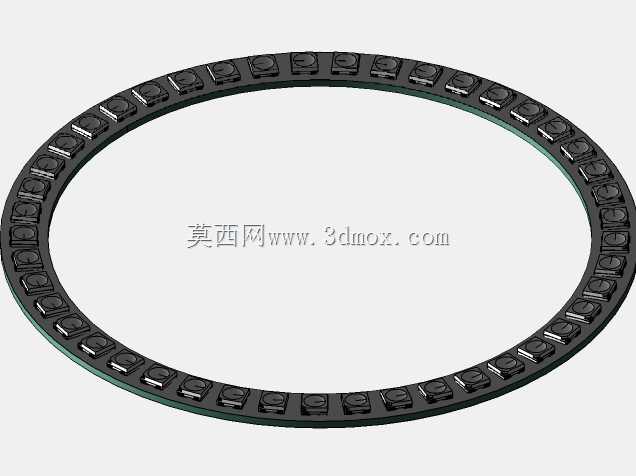 WS2812B����8��45 LED��ɫPCB