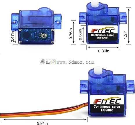 连续伺服电机FS90R 9g