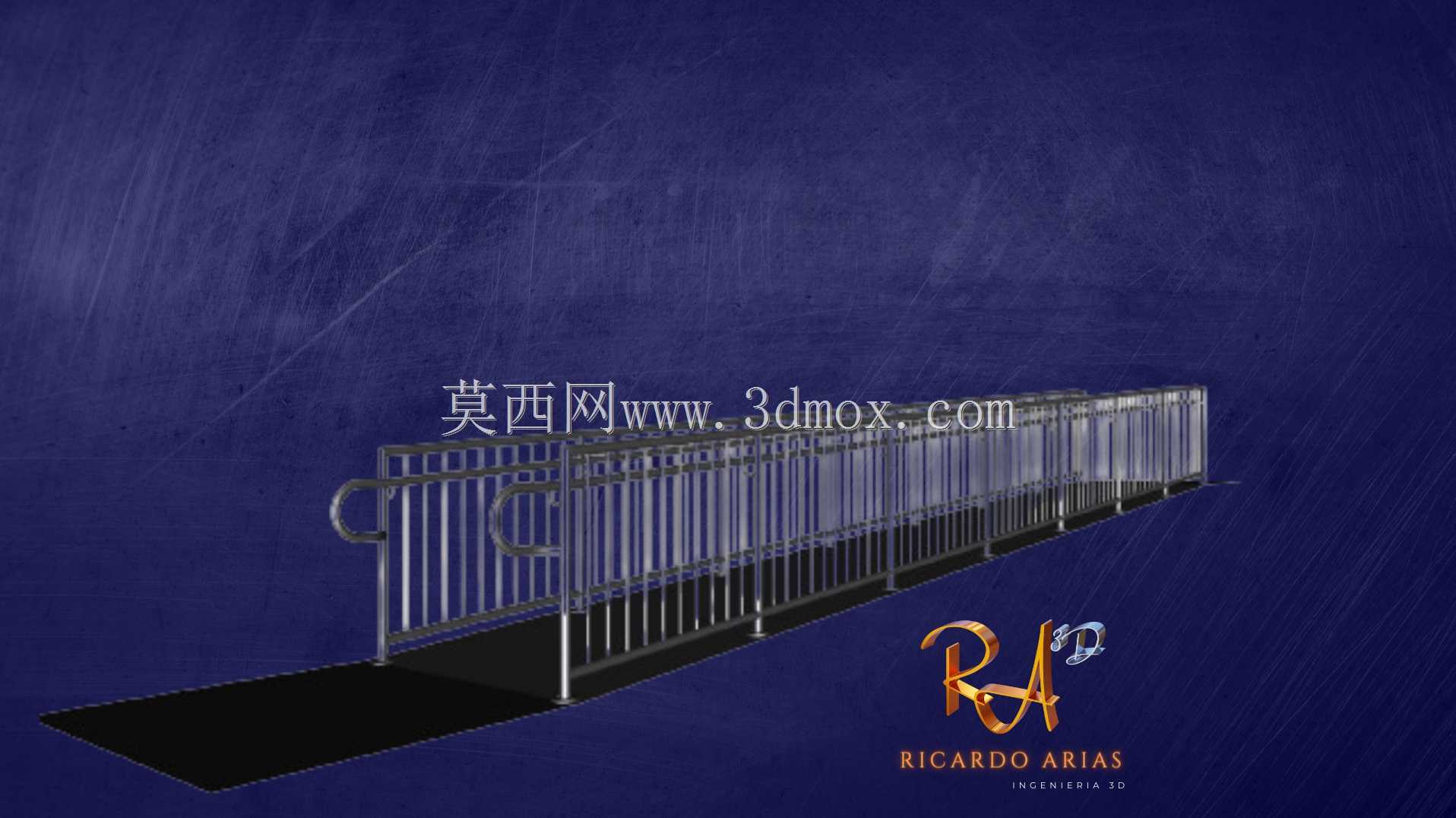 Pasamanos con P端Barandilla参数化前