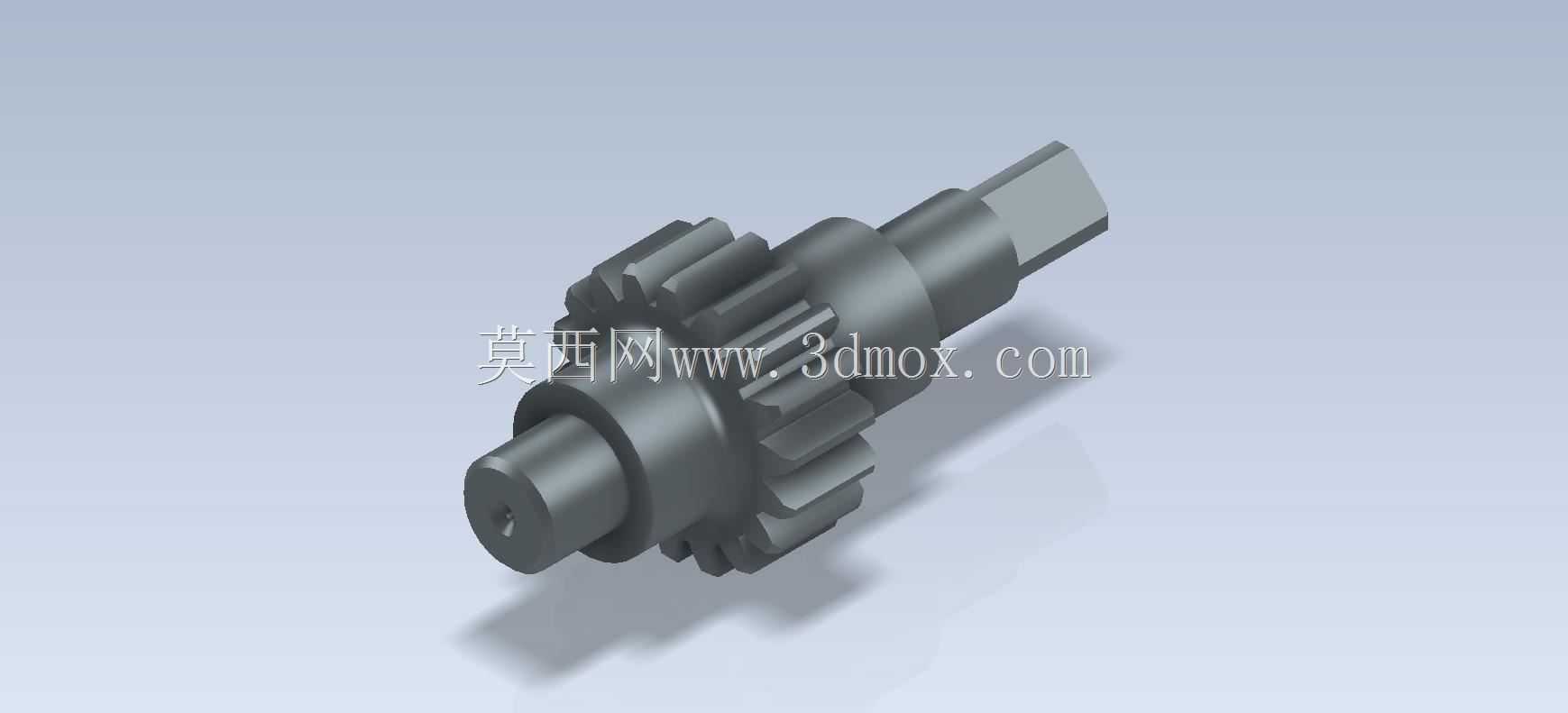 3D CAD基本练习/齿轮轴/Eje de Engrane Autodesk Inventor Pro