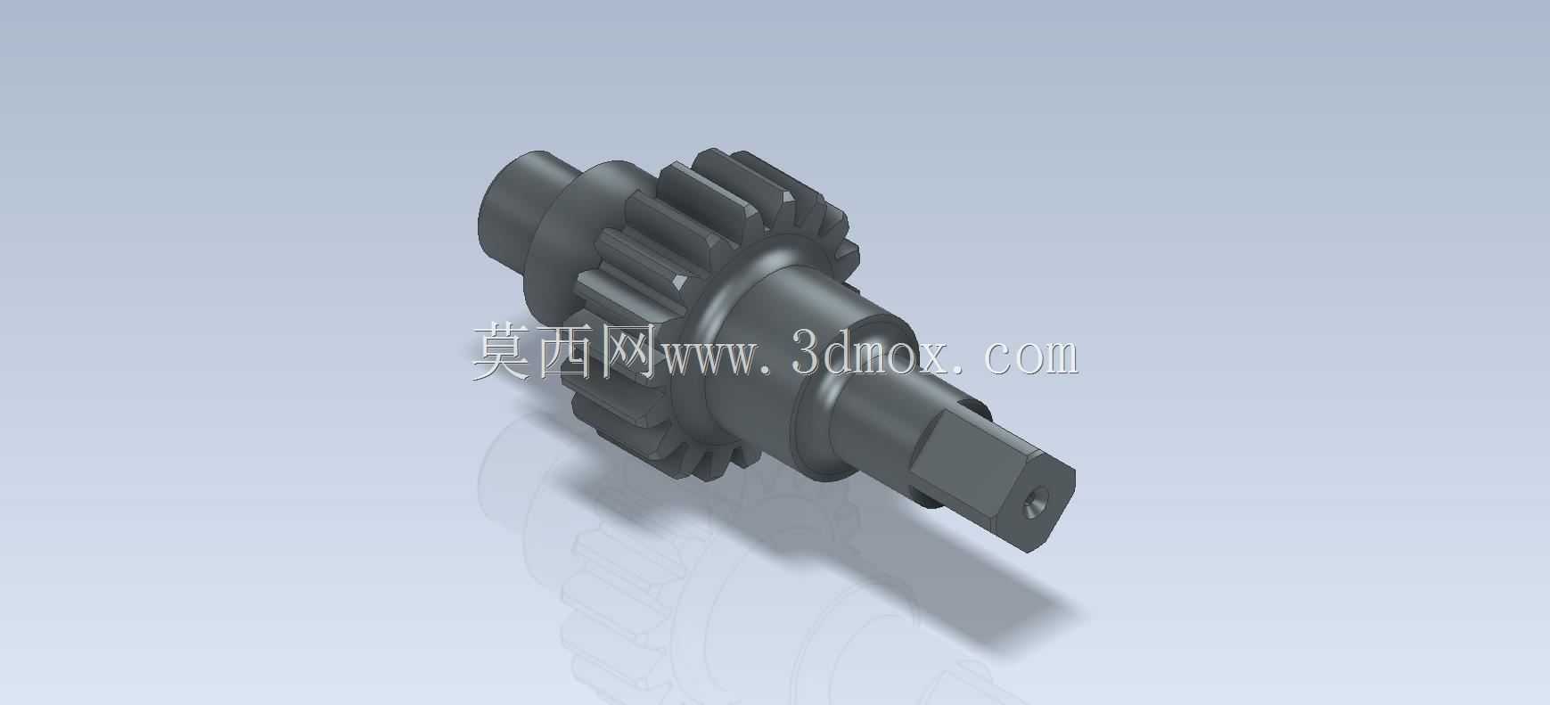 3D CAD基本练习/齿轮轴/Eje de Engrane Autodesk Inventor Pro