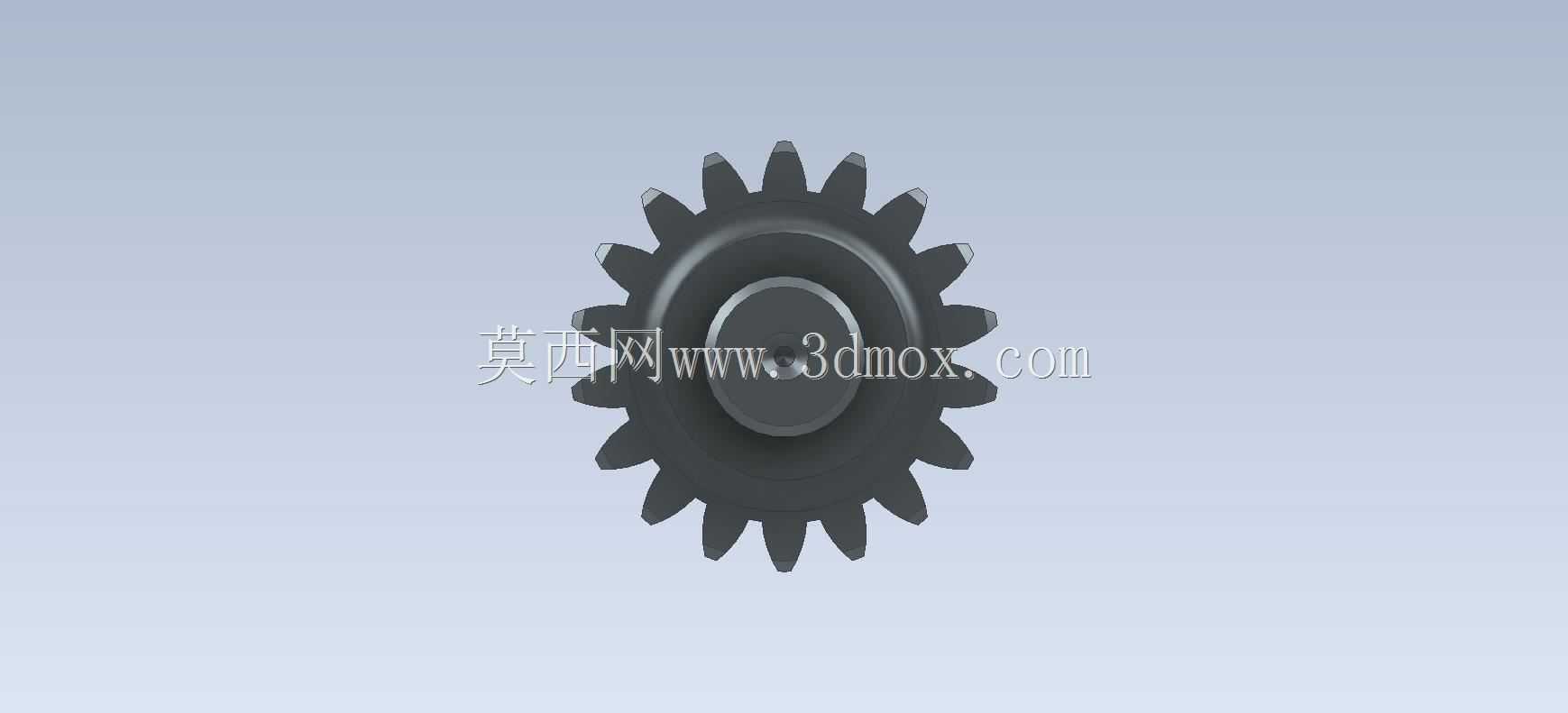 3D CAD基本练习/齿轮轴/Eje de Engrane Autodesk Inventor Pro