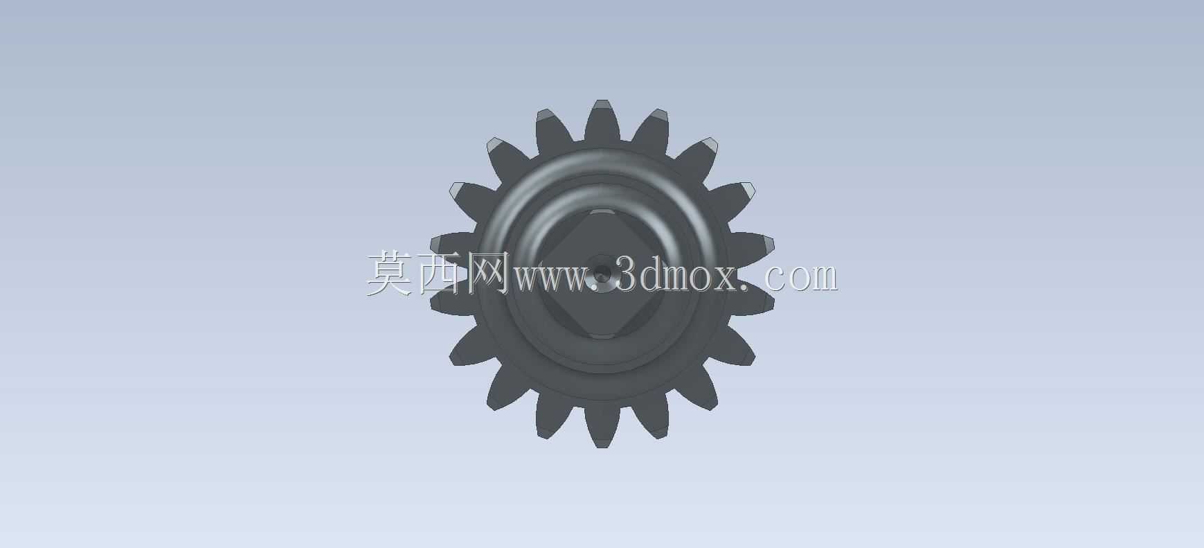 3D CAD基本练习/齿轮轴/Eje de Engrane Autodesk Inventor Pro
