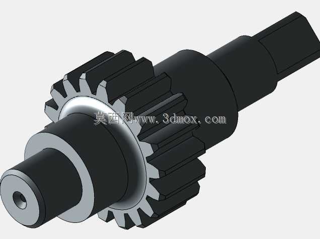 3D CAD基本练习/齿轮轴/Eje de Engrane Autodesk Inventor Pro