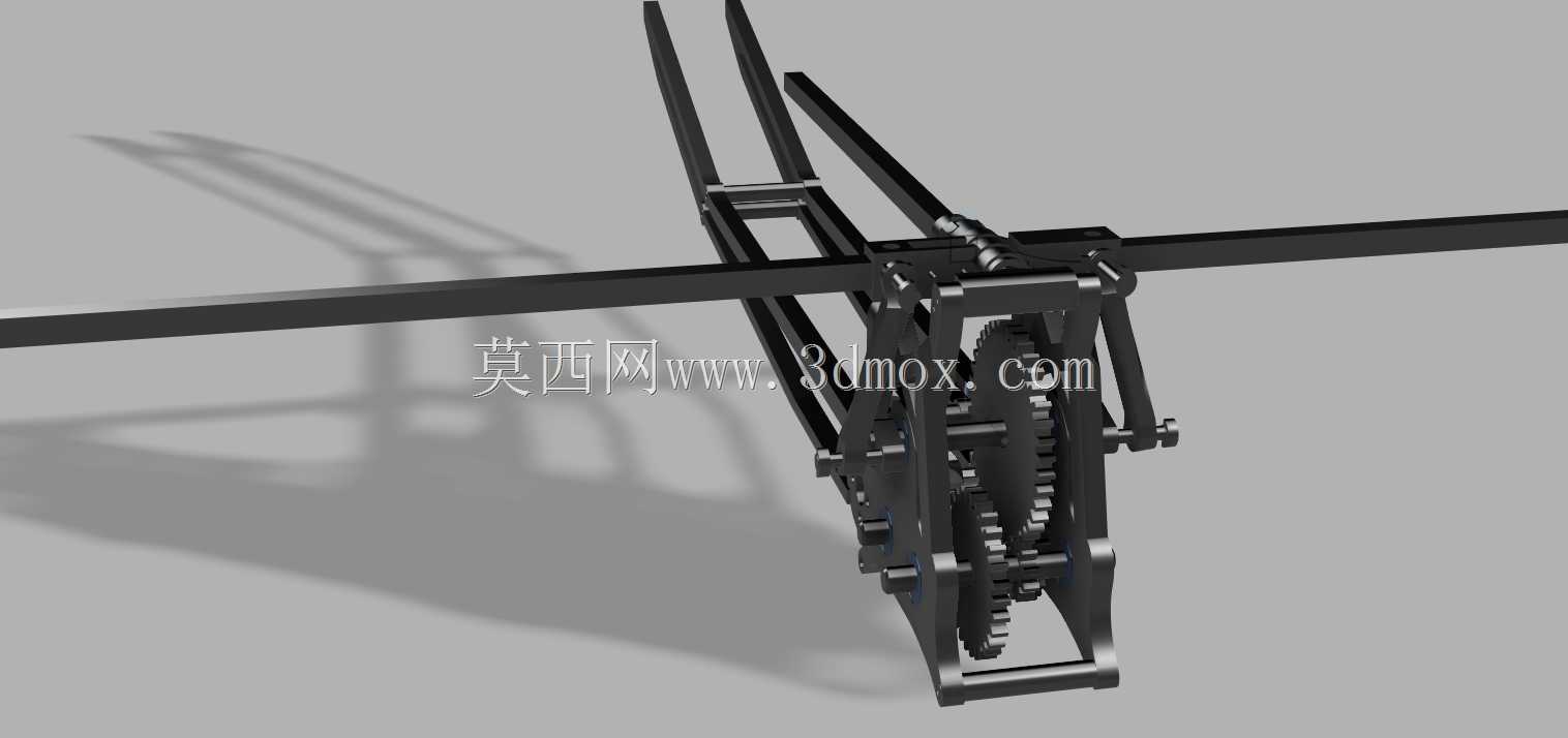 模块化3D可打印鸟舍横轴