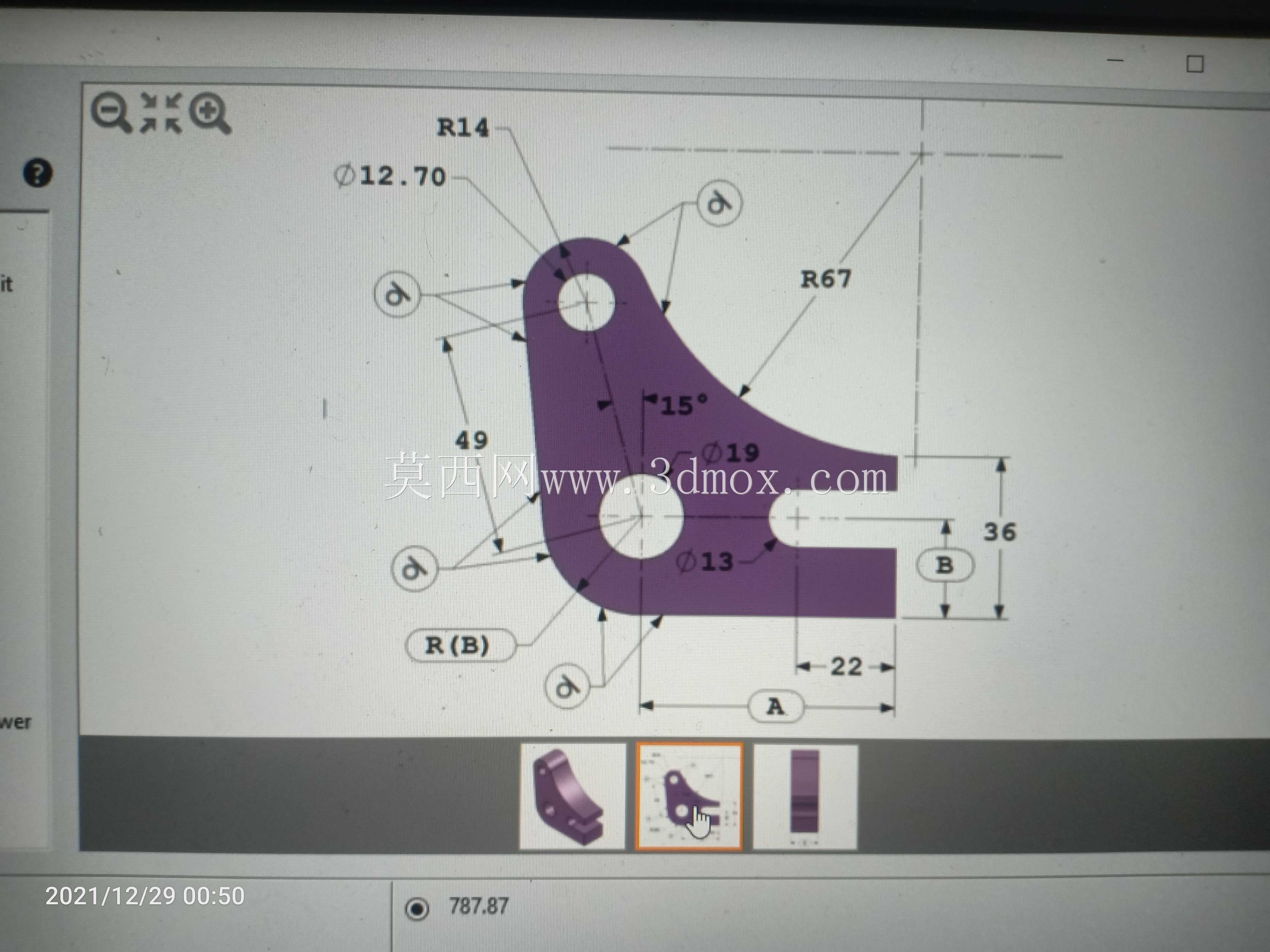 CSWA认证SOLIDWORKS助理实际考试建模问题用于锻炼