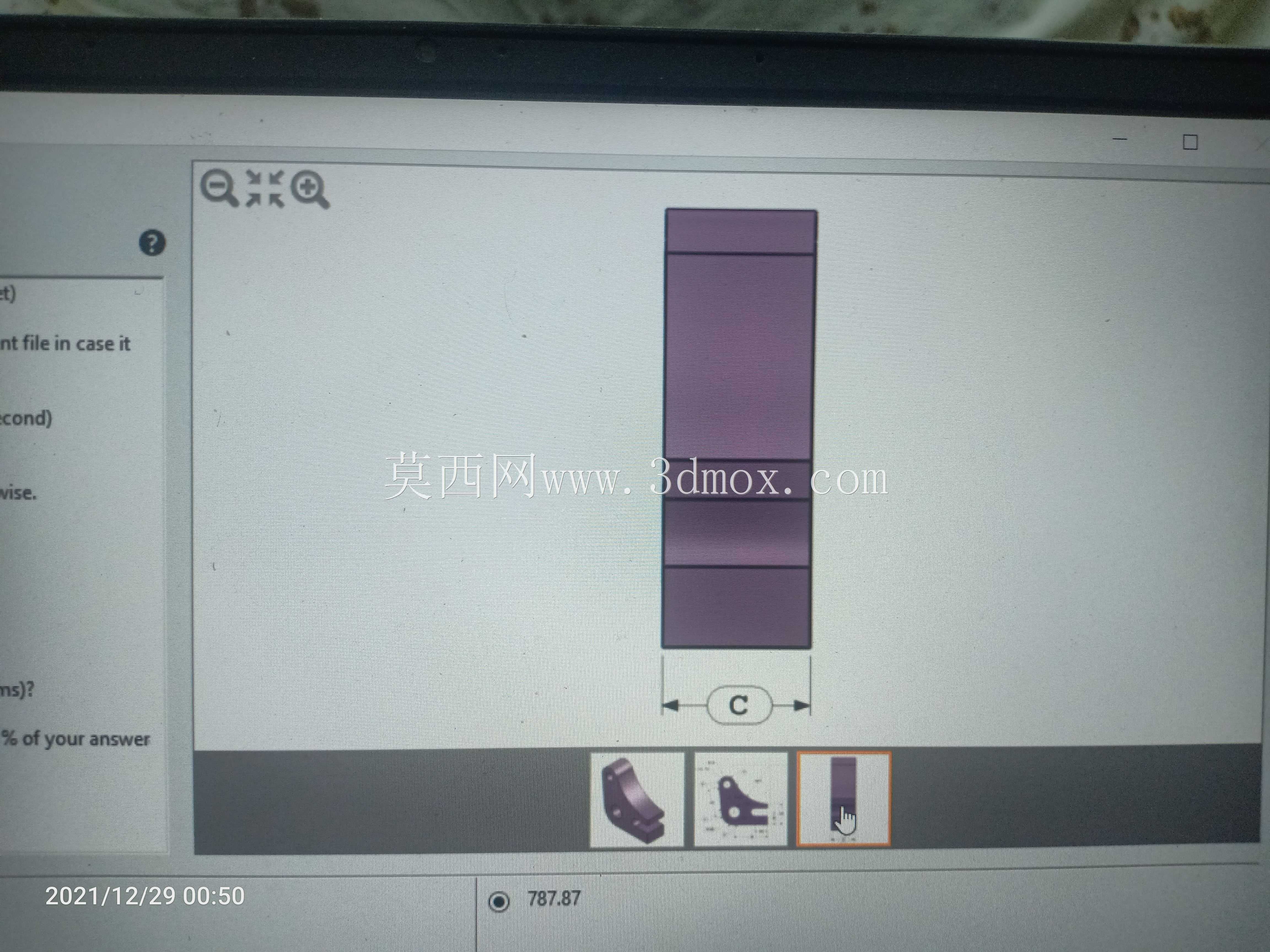 CSWA认证SOLIDWORKS助理实际考试建模问题用于锻炼