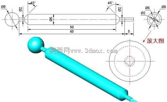 三维CAD基本练习/Autodesk Inventor Pro