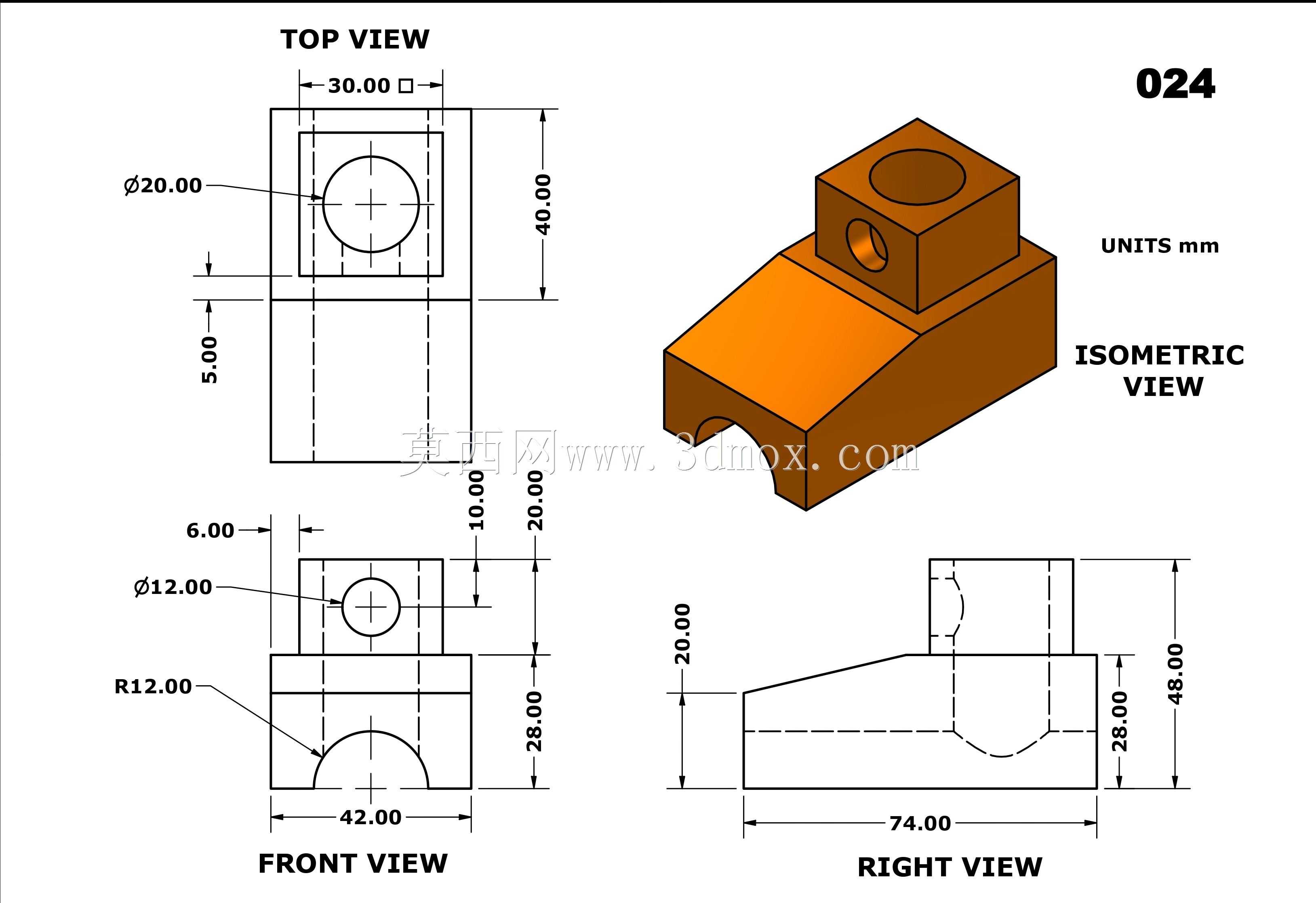 ��άCAD������ϰ024/Autodesk Inventor Pro