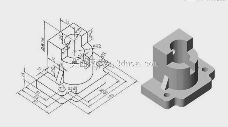 三维CAD基本练习/Autodesk Inventor Pro
