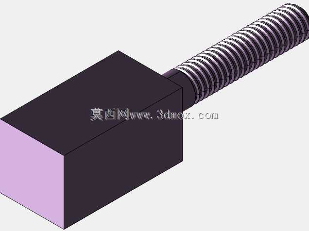 螺栓进入螺母的模拟