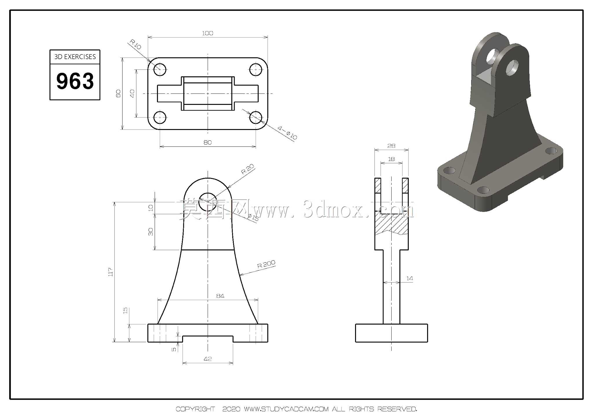 Studycadcam��άCAD��ϰ963/Autodesk Inventor Pro
