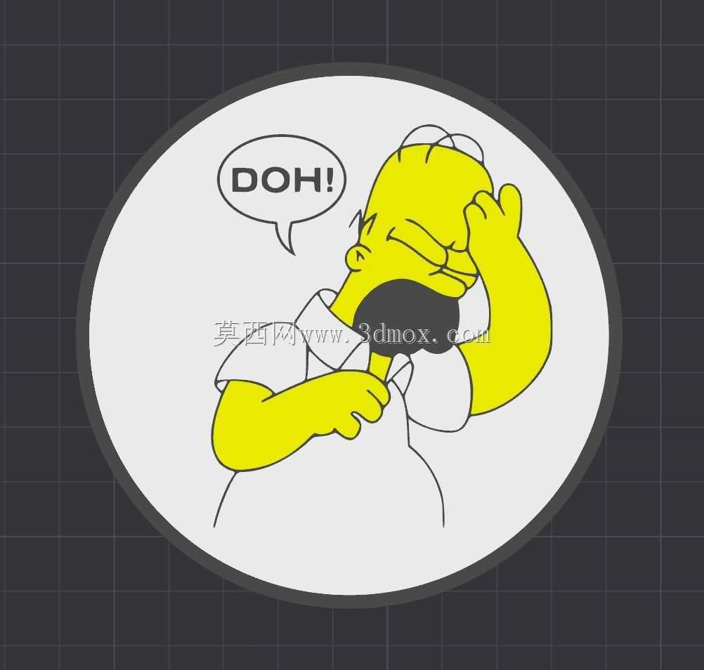 D‘oh Drinks杯垫
