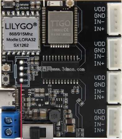 LILYGO?TTGO T-weight ESP32 T-Micro32 LoRa SX1262 868Mhz 915Mhz Drahtlose Module 4-Gruppe 4-Weg HX711 Unterstützung Expa