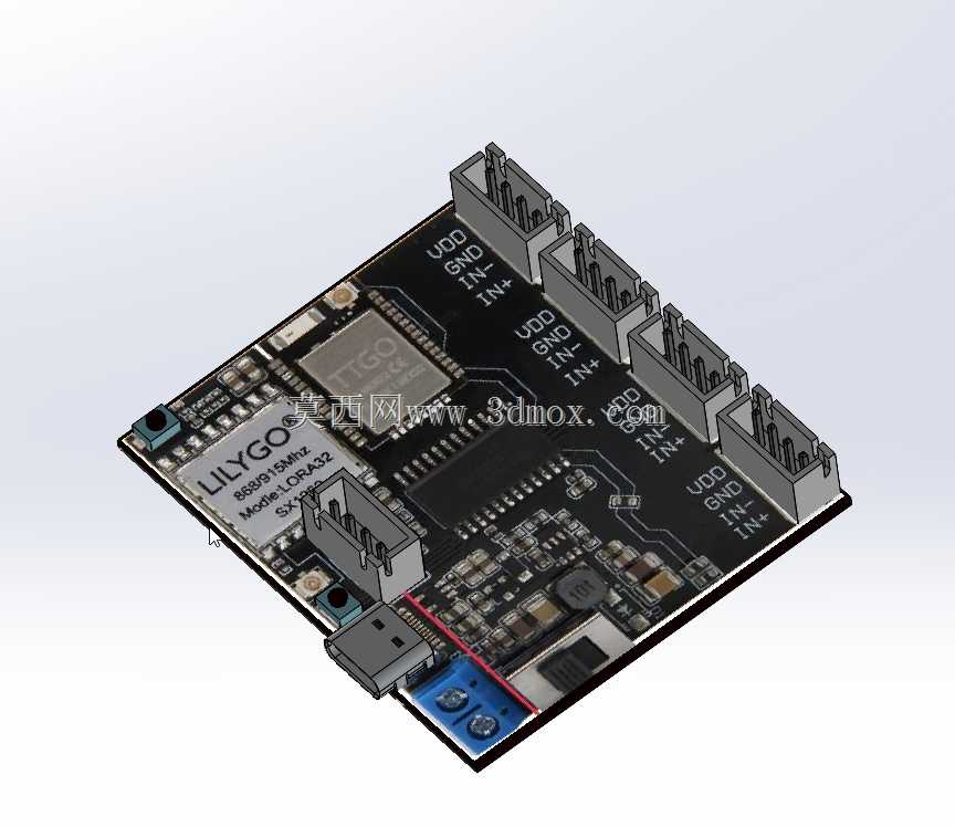 LILYGO?TTGO T-weight ESP32 T-Micro32 LoRa SX1262 868Mhz 915Mhz Drahtlose Module 4-Gruppe 4-Weg HX711 Unterstützung Expa
