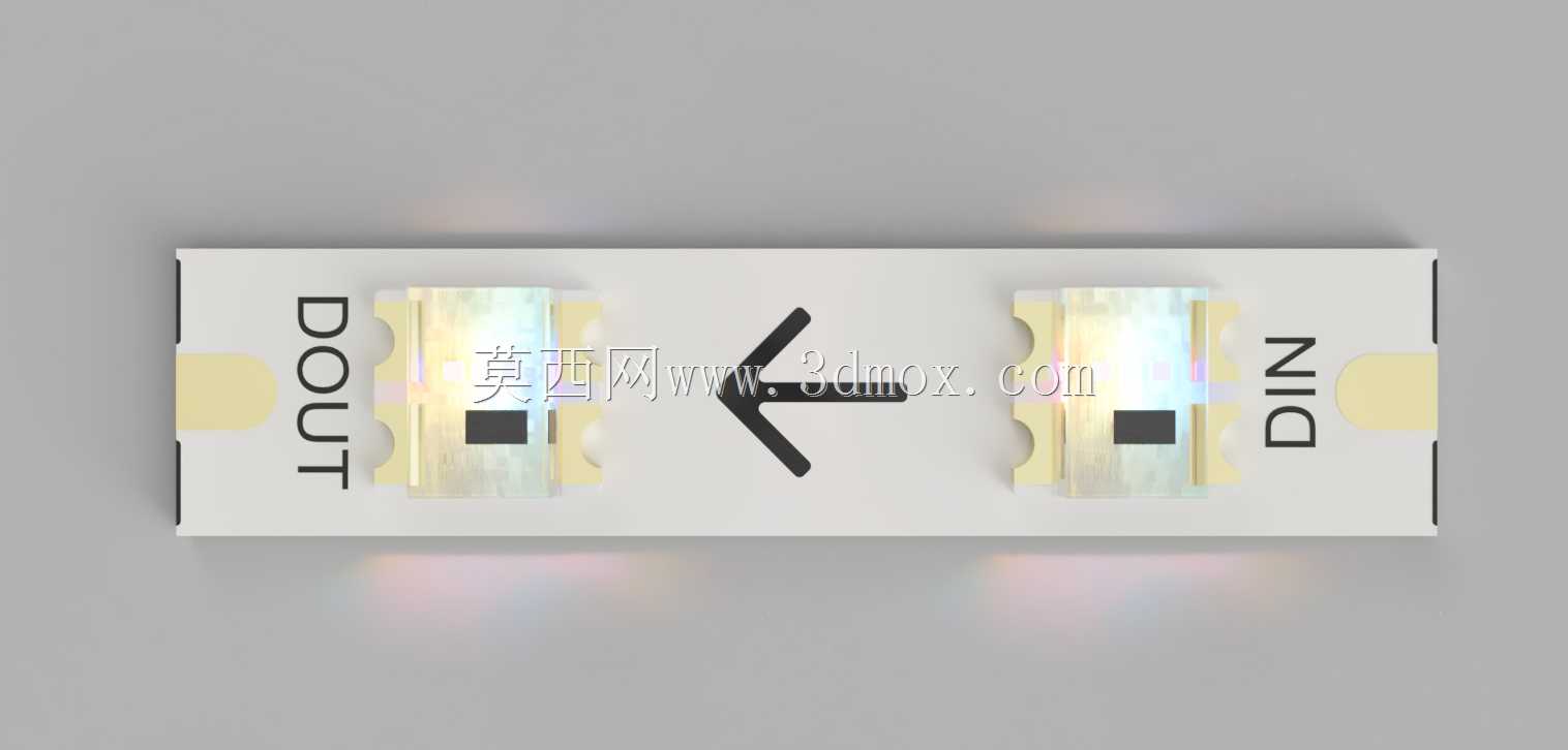 WS2812B-2020 3mm 160 LED/仪表条段