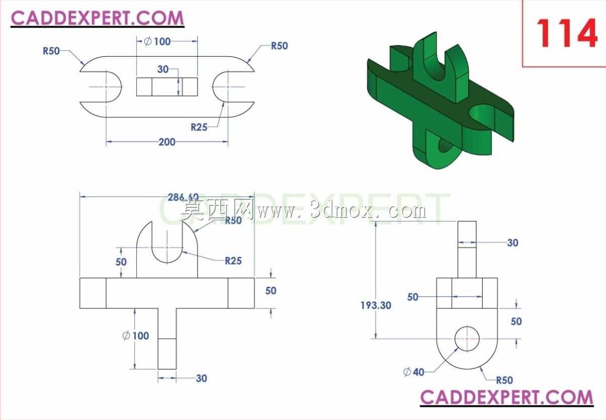 三维CAD基本练习/114/Autodesk Inventor Pro