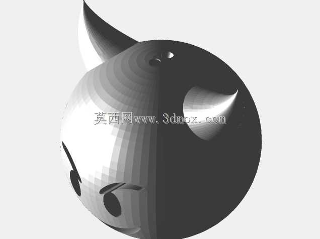 恶魔表情符号钥匙串