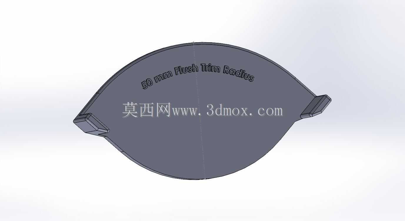·�����뾶��ƽ�α�50mm