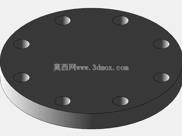 盲板法兰凸面3-1/2\“ASME 16.5