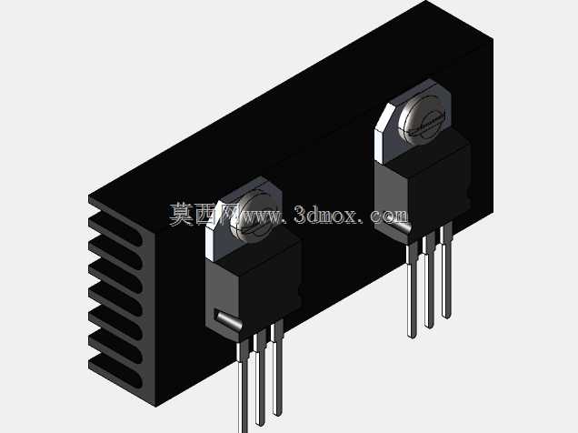 Disipador de Calor 50mm x 22mm x 10mm黑色